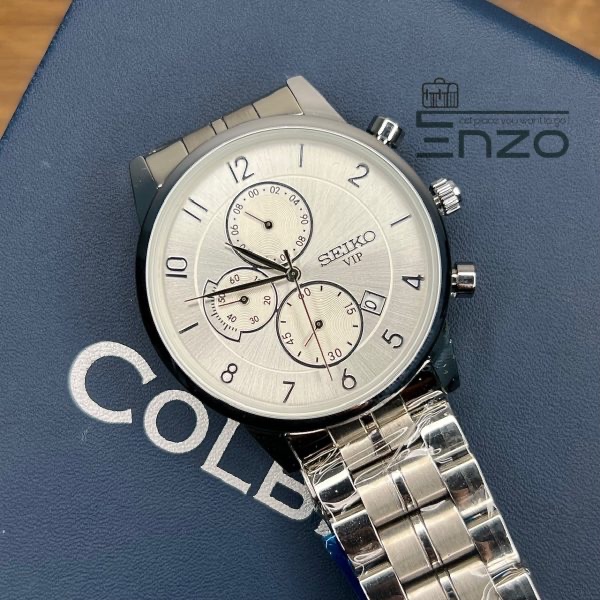 ساعت مردانه SEIKO VIP کرنوگراف موتور شرکتی