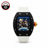 ساعت مردانه ریچاردمیل فضانورد صفحه اسکلتون یکسال با جعبه Richard mille ساعت مچی
