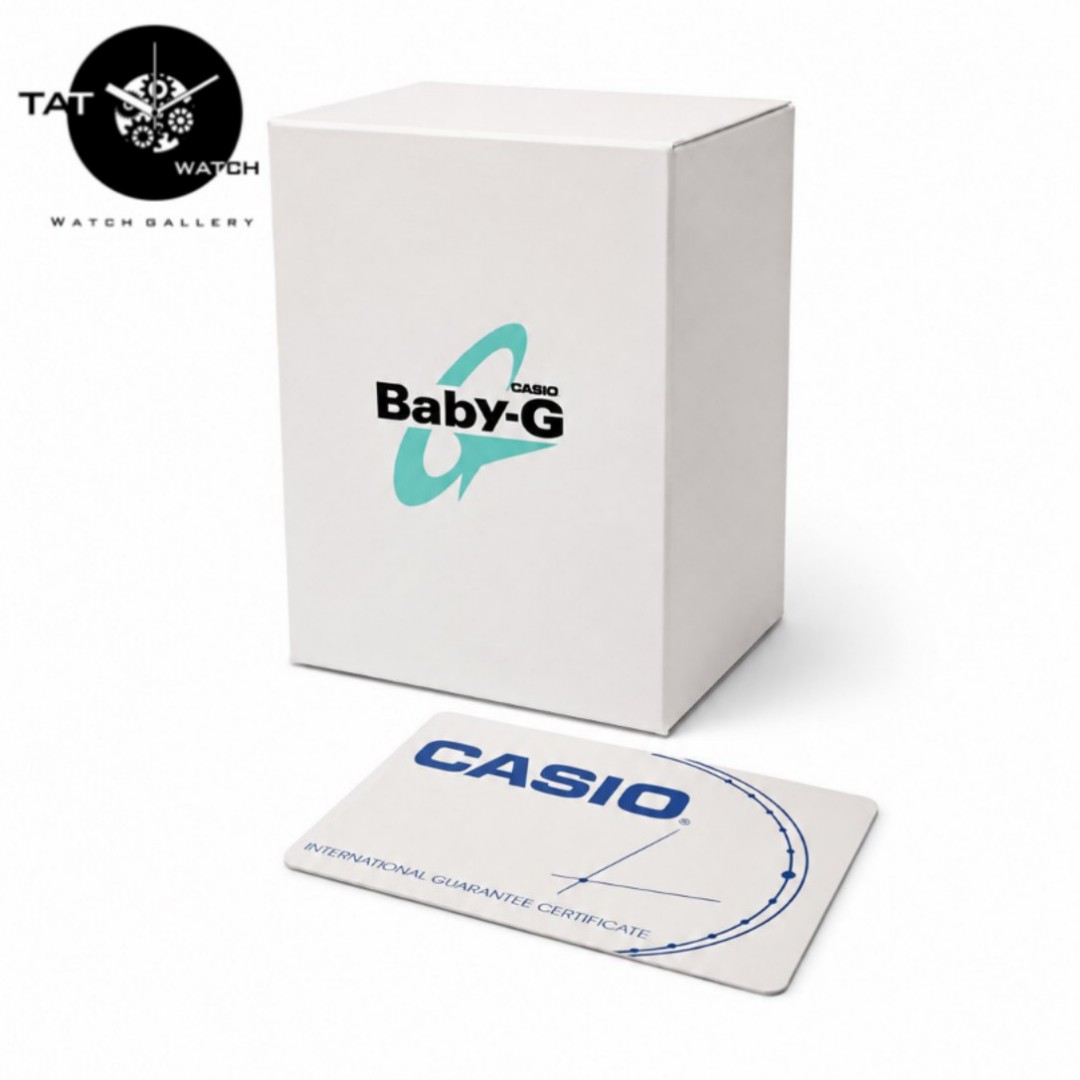ساعت زنانه کاسیو بیبی جی Ba110 موتور ژاپن یکسال با جعبه Casio Baby-G ساعت مچی بی بی جی