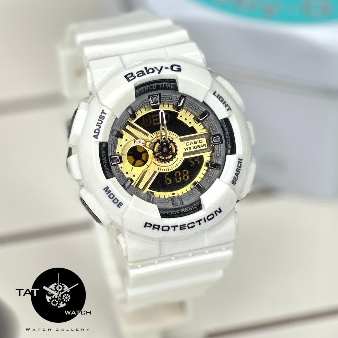 ساعت زنانه کاسیو بیبی جی Ba110 موتور ژاپن یکسال باجعبه Casio Baby-G ساعت مچی بی بی جی