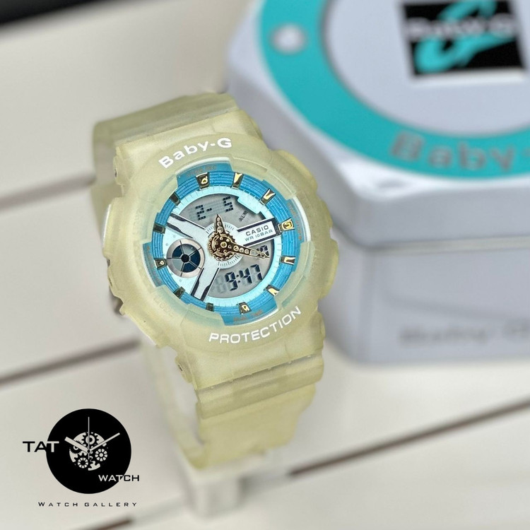 ساعت زنانه کاسیو بیبی جی Ba110 موتور ژاپن 12 ماه باجعبه Casio Baby-G ساعت مچی بی بی جی