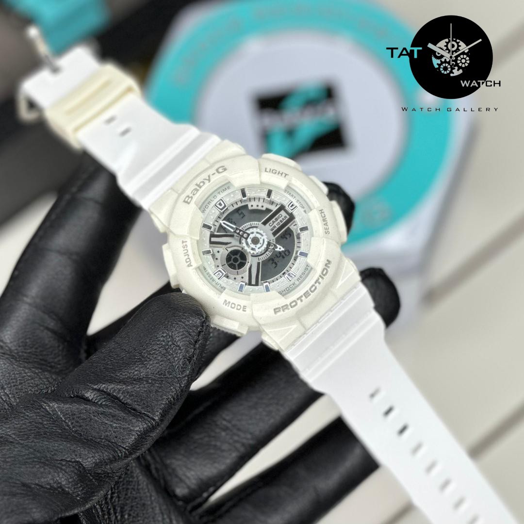 ساعت زنانه کاسیو بیبی جی Ba110 موتور ژاپن یکسال باجعبه Casio Baby-G ساعت مچی بی بی جی
