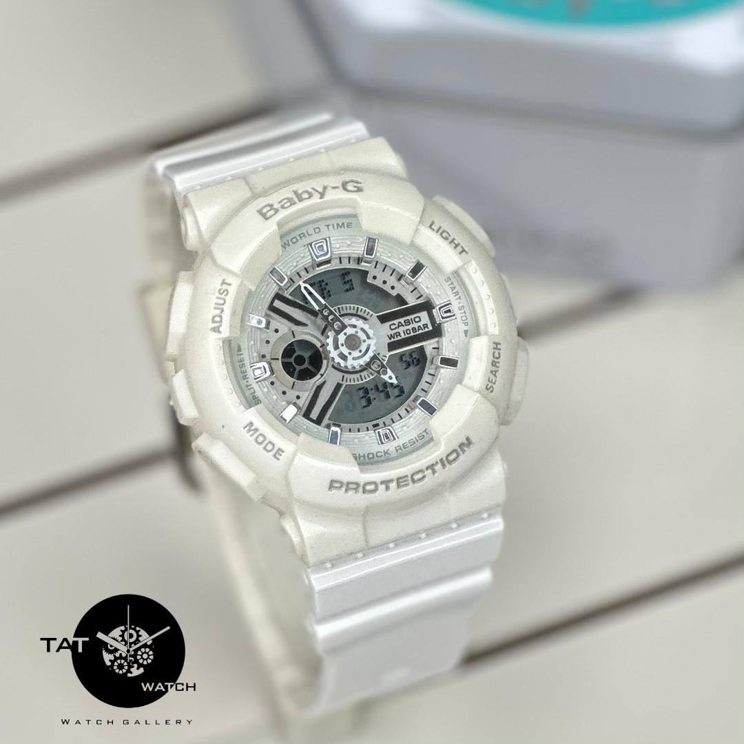 ساعت زنانه کاسیو بیبی جی Ba110 موتور ژاپن یکسال باجعبه Casio Baby-G ساعت مچی بی بی جی