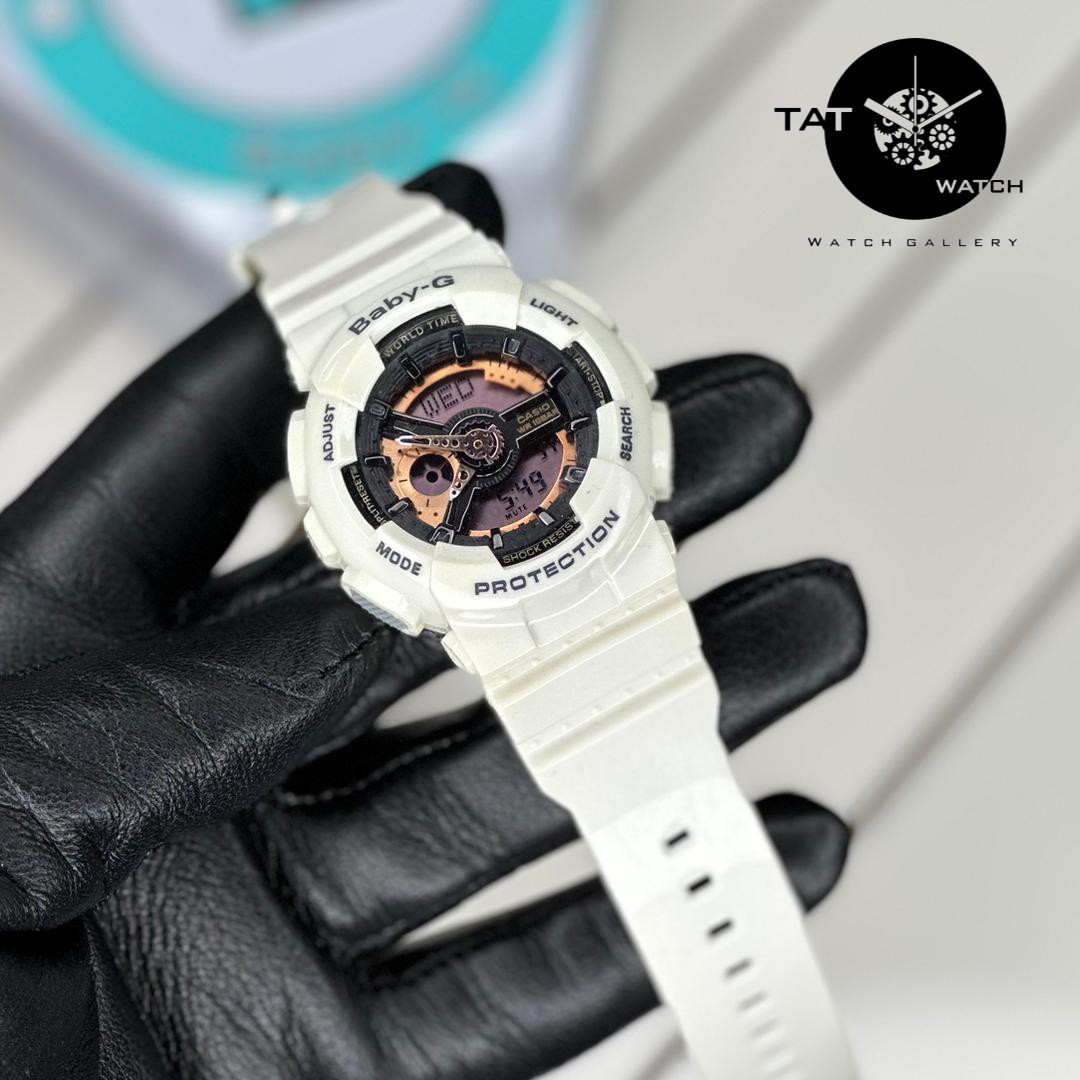 ساعت زنانه کاسیو بیبی جی Ba110 موتور ژاپن 12 ماه با جعبه Casio Baby-G ساعت مچی بی بی جی