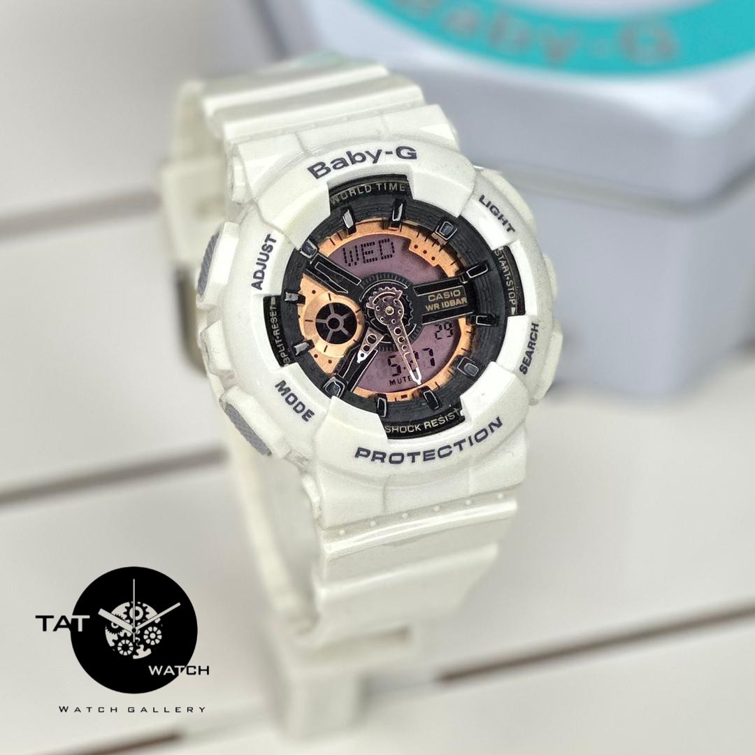 ساعت زنانه کاسیو بیبی جی Ba110 موتور ژاپن 12 ماه با جعبه Casio Baby-G ساعت مچی بی بی جی