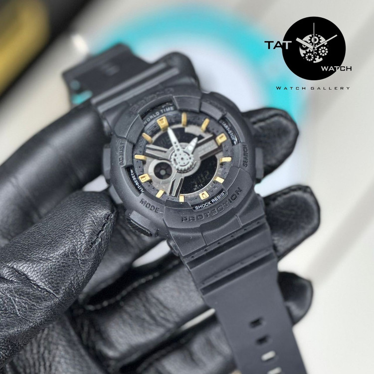 ساعت زنانه کاسیو بیبی جی Ba110 موتور ژاپن 12ماه با جعبه Casio Baby-G ساعت مچی بی بی جی