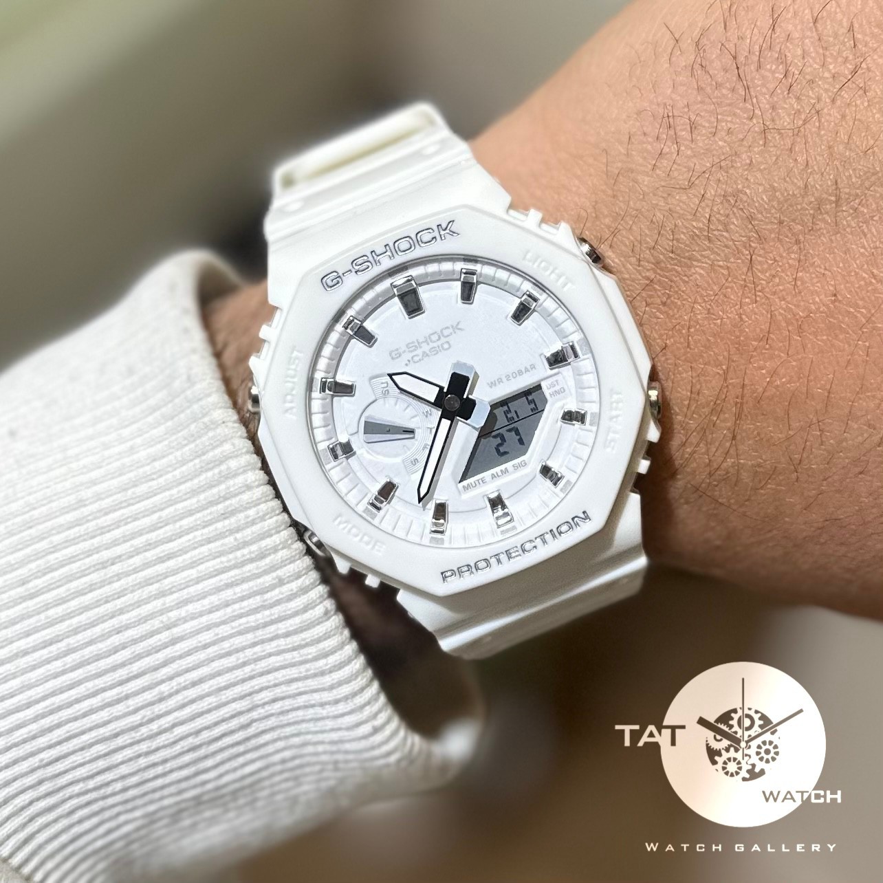 ساعت مردانه زنانه جی شاک Ga2100 یکسال جعبه رنگبندی ساعت مچی G-Shock
