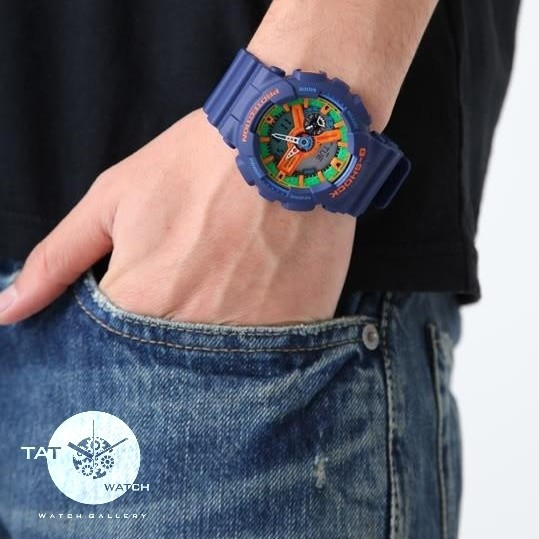 ساعت مچی جی شاک Ga110 یک سال جعبه رنگبندی G-Shock