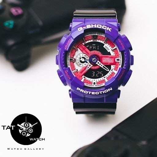 ساعت مچی جی شاک Ga110 جعبه یک ساله در رنگبندی G-Shock