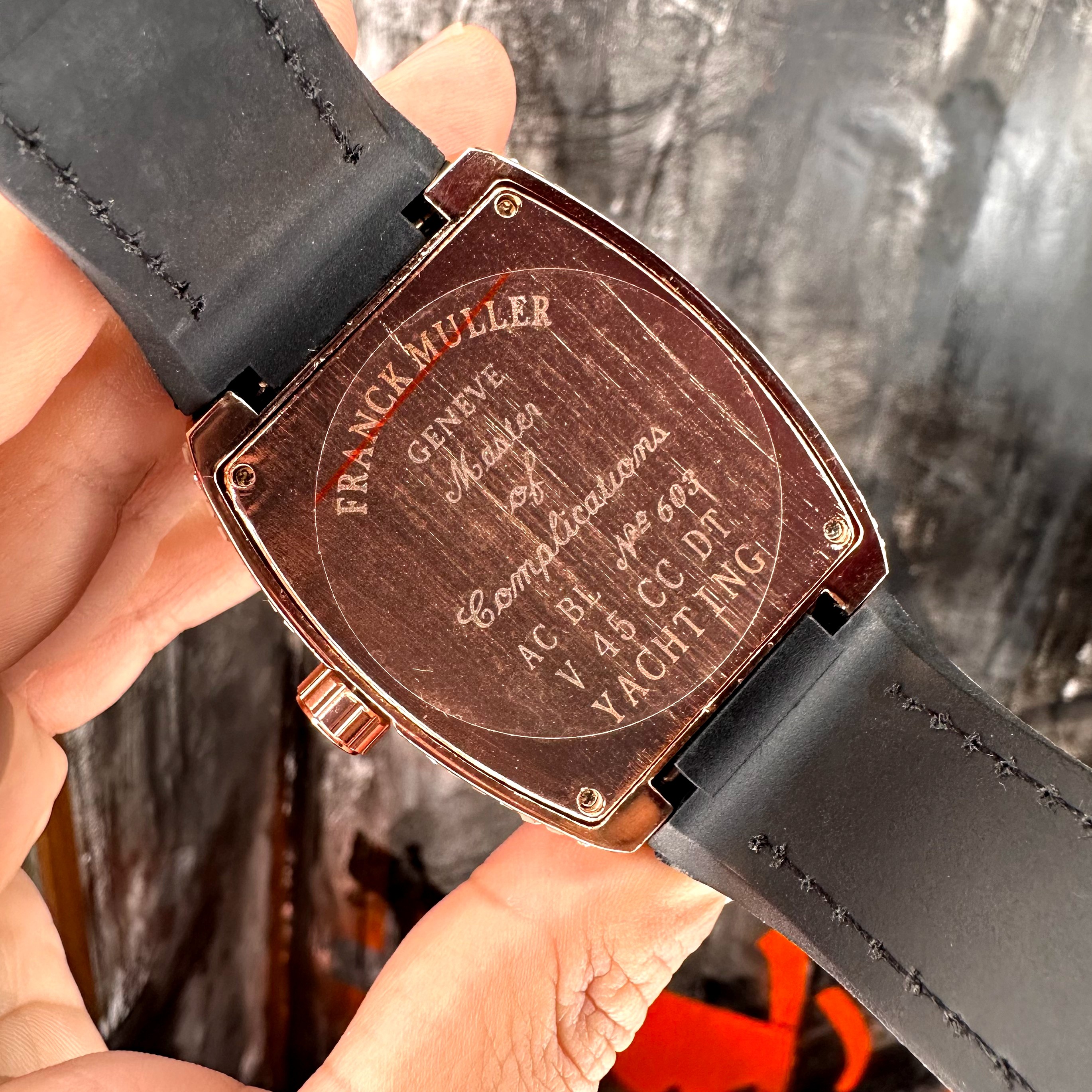 ساعت مردانه فرانک مولر با جعبه دراگون اژدها فول نگین FRANCK MULLER ساعت مچی