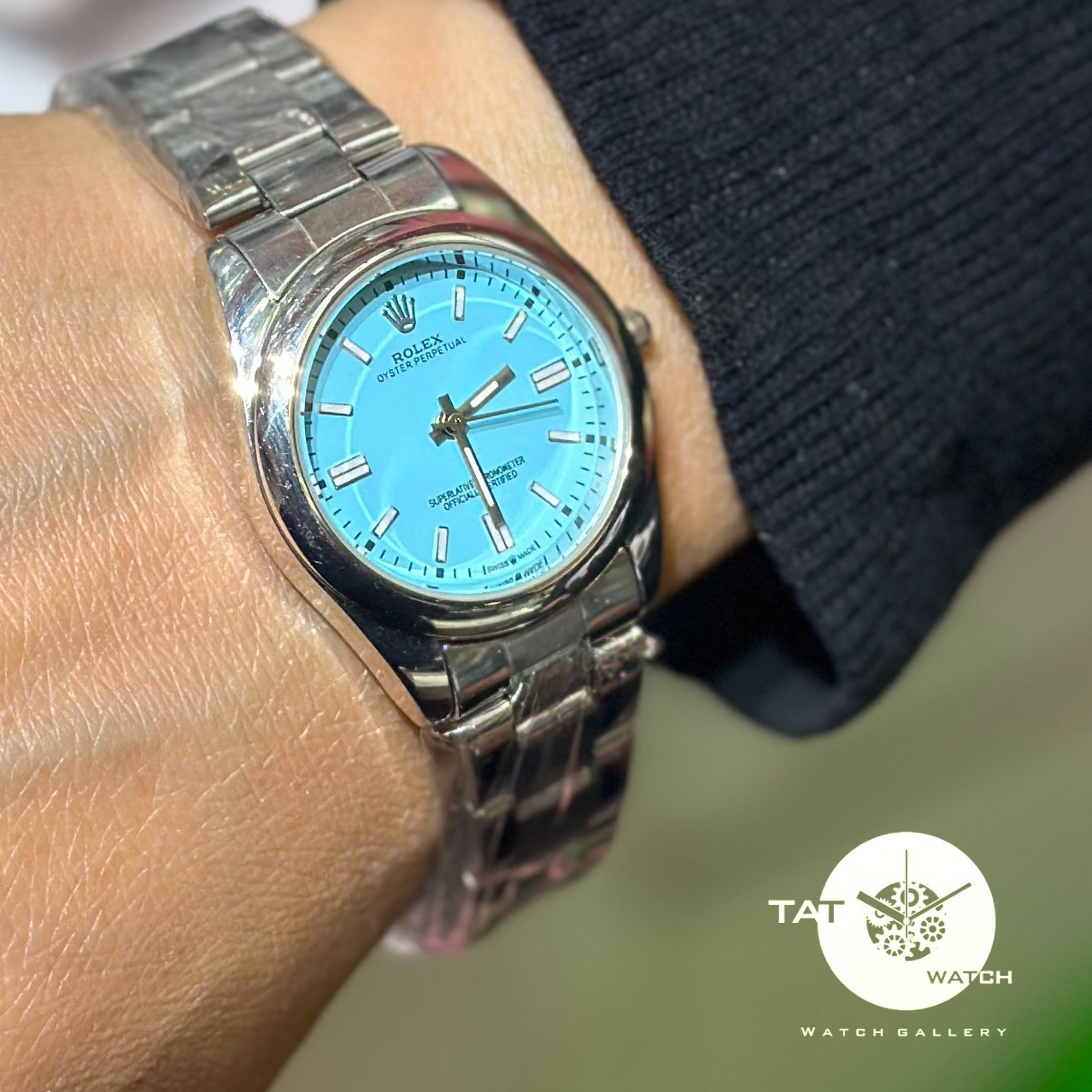 ساعت زنانه رولکس پرپچوال با شش ماه و جعبه rolex ساعت مچی