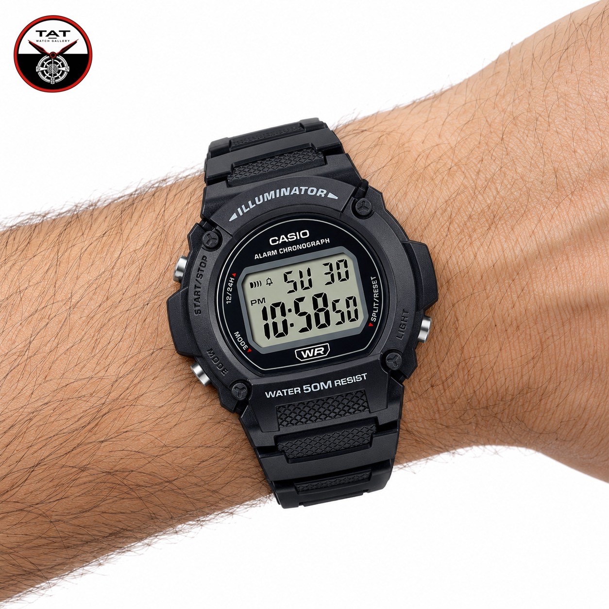 ساعت مردانه کاسیو اورجینال رفرنس W-219H-1A ژاپن با و پک Casio ساعت مچی
