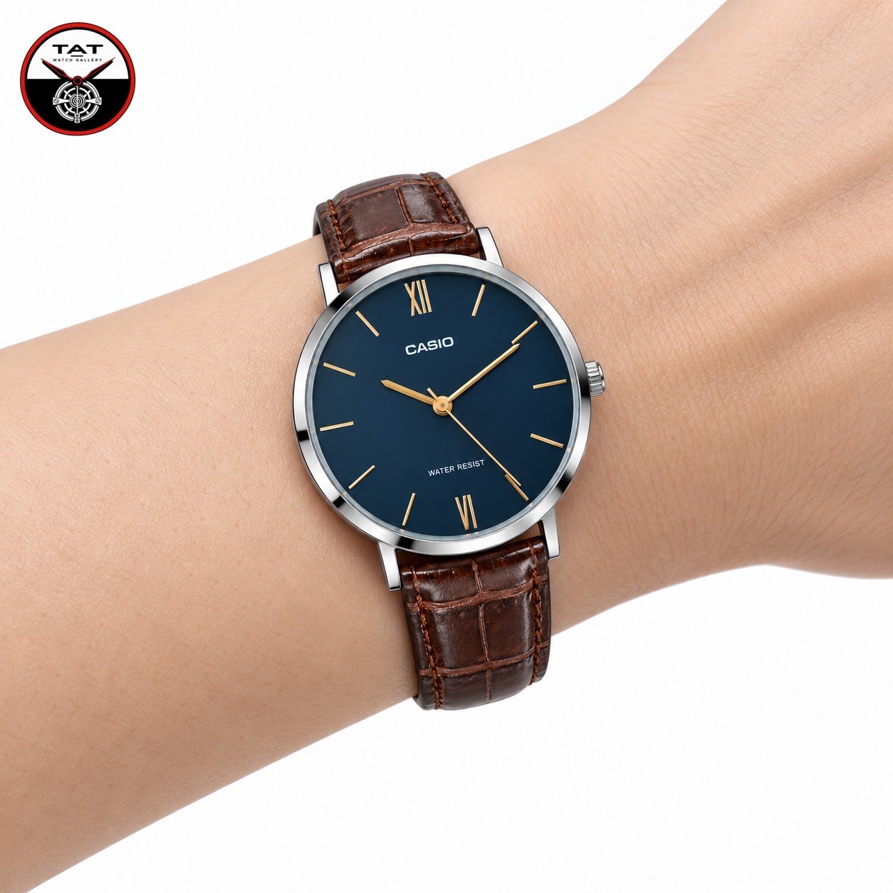 ساعت زنانه کاسیو اورجینال رفرنس LTP-VT01L-2B ژاپن با و پک Casio ساعت مچی