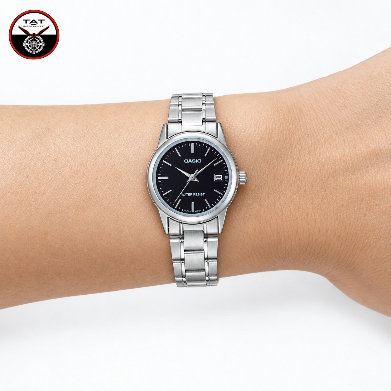 ساعت زنانه کاسیو اورجینال رفرنس LTP-V002D-1A ژاپن با و پک Casio ساعت مچی