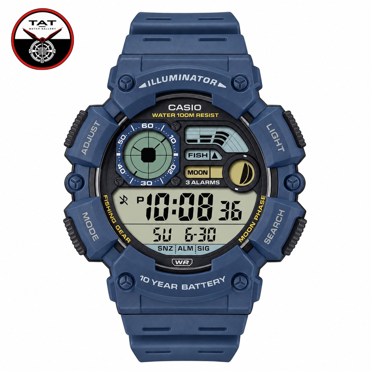 ساعت مردانه کاسیو اورجینال رفرنس WS-1500H-2A ژاپن با و پک Casio ساعت مچی