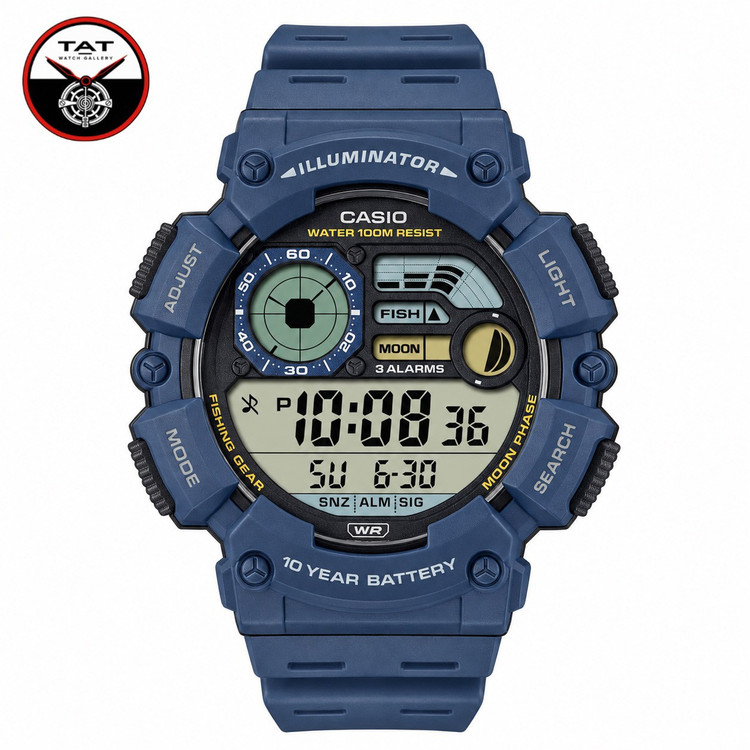 ساعت مردانه کاسیو اورجینال رفرنس WS-1500H-2A ژاپن با و پک Casio ساعت مچی