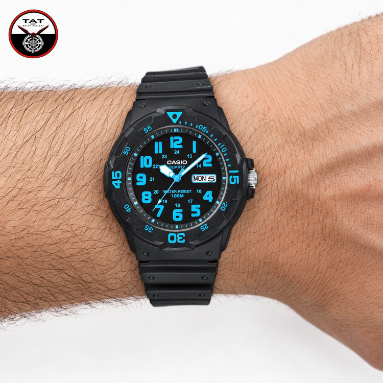 ساعت مردانه کاسیو اورجینال رفرنس MRW-200H-2B ژاپن با و پک Casio ساعت مچی