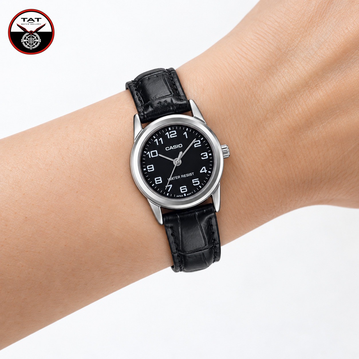 ساعت زنانه کاسیو اورجینال رفرنس LTP-V001L-1B ژاپن با و پک کاسیو Casio ساعت مچی