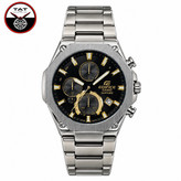 ساعت مردانه کاسیو ادیفایس سه موتور فعال کرنوگراف یکسال با جعبه CASIO EDIFICE ساعت مچی