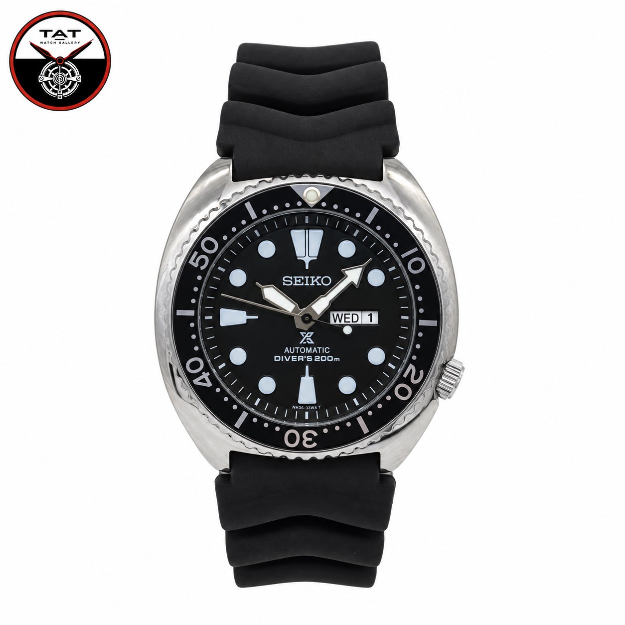 ساعت مردانه سیکو بند رابر با یکسال و جعبه Seiko ساعت مچی