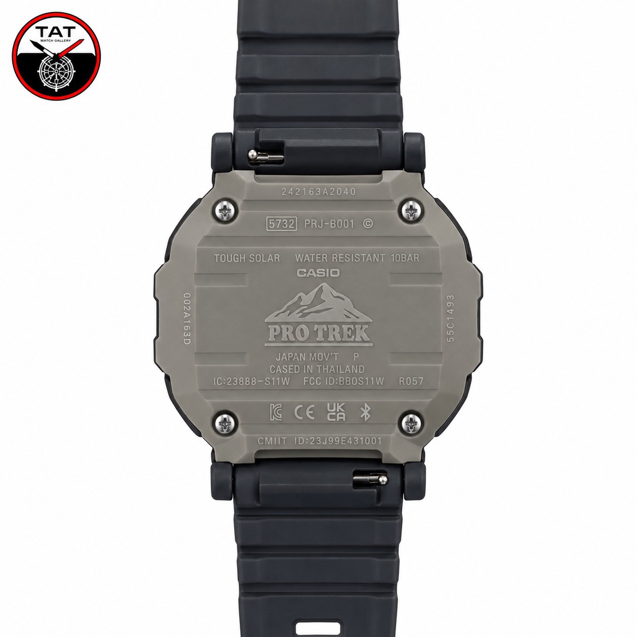 ساعت مردانه کاسیو پروترک PRGB001 با جعبه پروترک موتور ژاپن یکسال Casio Protrek ساعت مچی