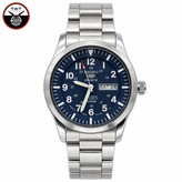 ساعت مردانه سیکو5 موتور آرامگرد بدون صدا دو تقویمه با و جعبه سیکو5 ساعت مچی SEIKO