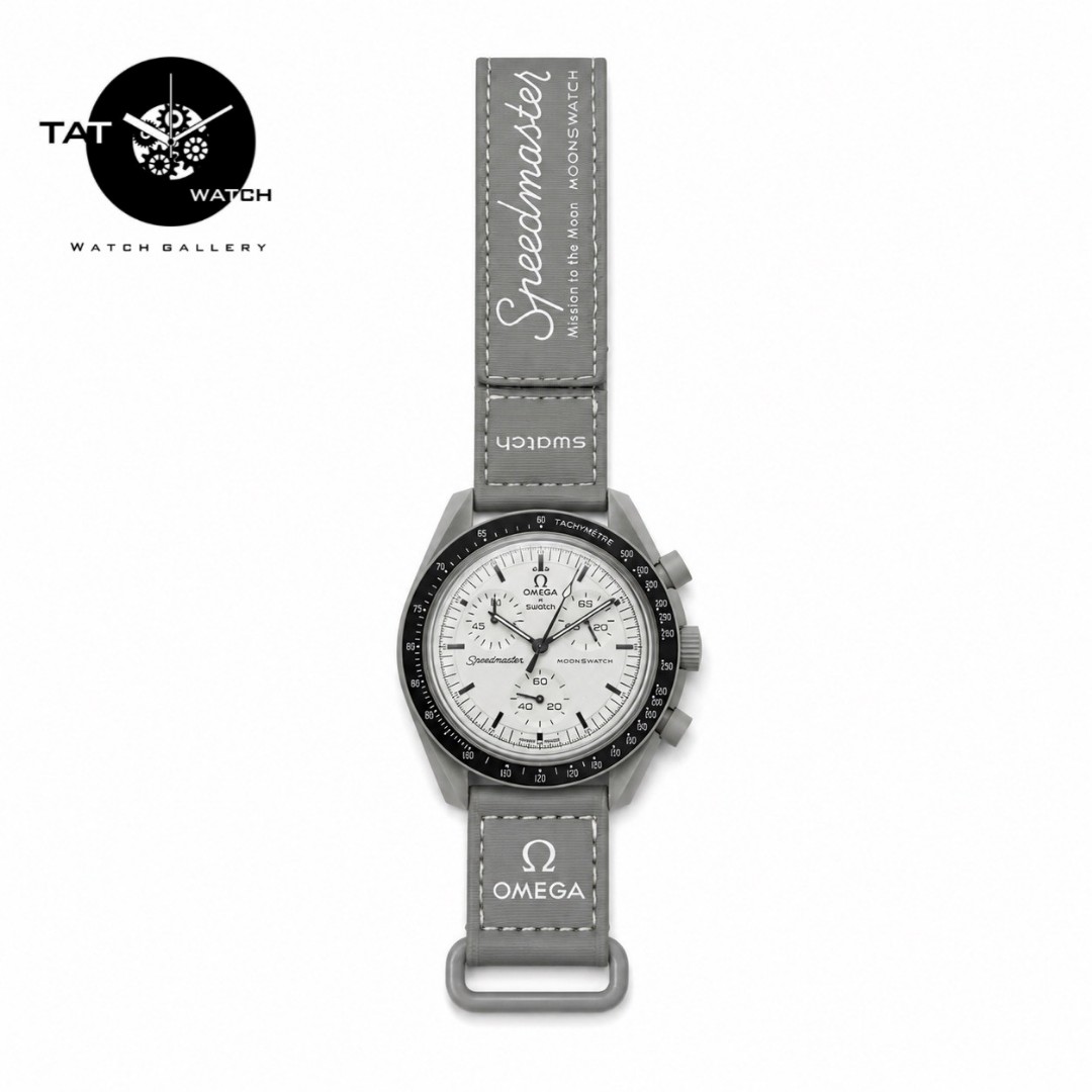 ساعت مردانه زنانه امگا سواچ 1965 ناسا 3موتور فعال کرنو با جعبه omega swatch ساعت مچی