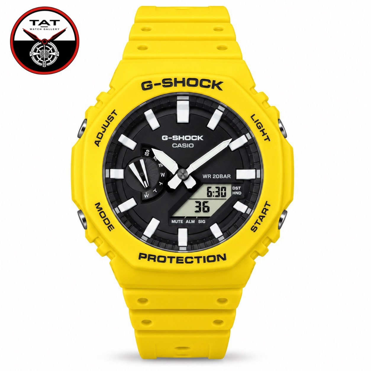 ساعت مردانه جی شاک Ga2100 موتور ژاپن یکسال با جعبه Casio G-Shock ساعت مچی جیشاک