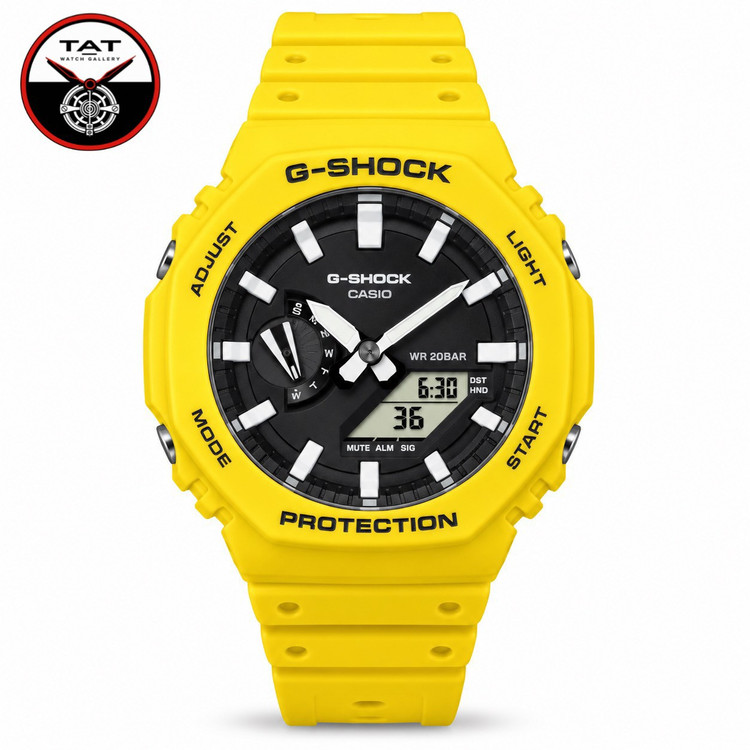 ساعت مردانه جی شاک Ga2100 موتور ژاپن یکسال با جعبه Casio G-Shock ساعت مچی جیشاک