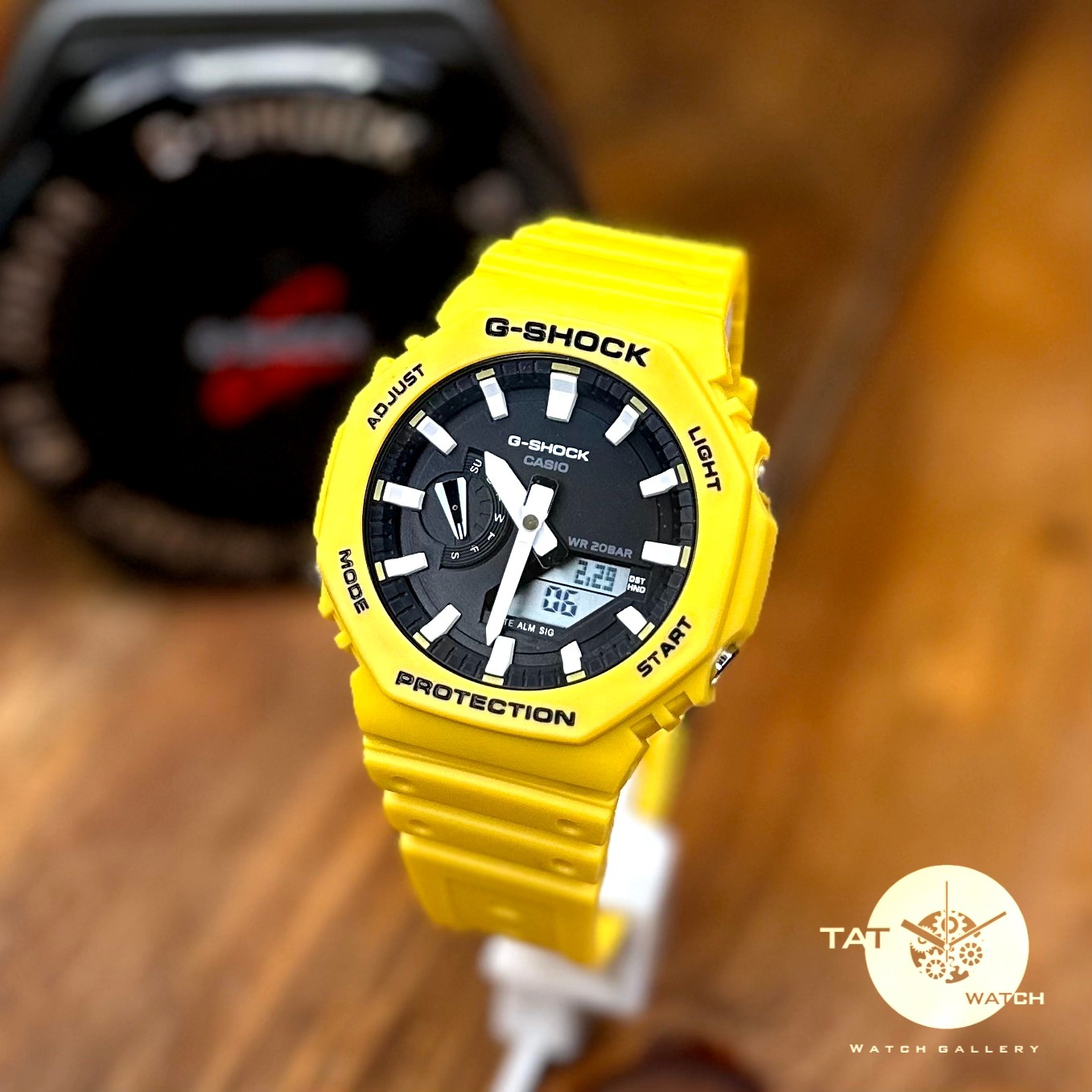 ساعت مردانه جی شاک Ga2100 موتور ژاپن یکسال با جعبه Casio G-Shock ساعت مچی جیشاک