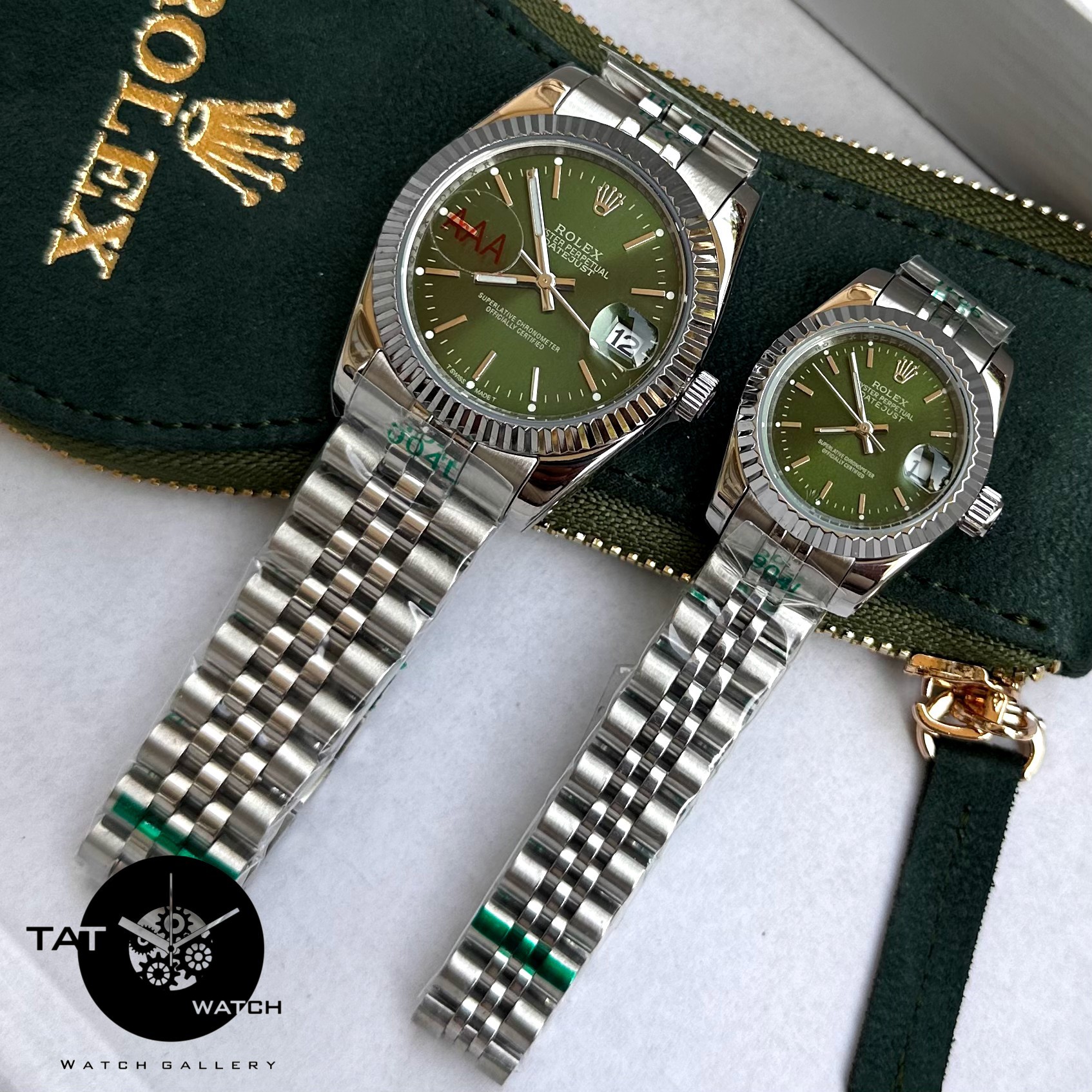 ساعت مردانه زنانه ست رولکس دیت جاست موتور میوتا ژاپن 12 ماه ساعت مچی با جعبه rolex