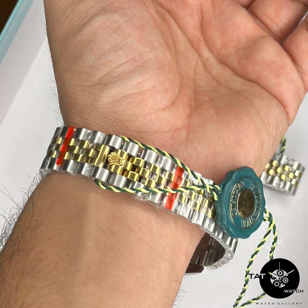 ساعت مردانه زنانه ست با جعبه رولکس +++A دیت جاست موتور میوتا ژاپن یکسال ساعت مچی Rolex date just