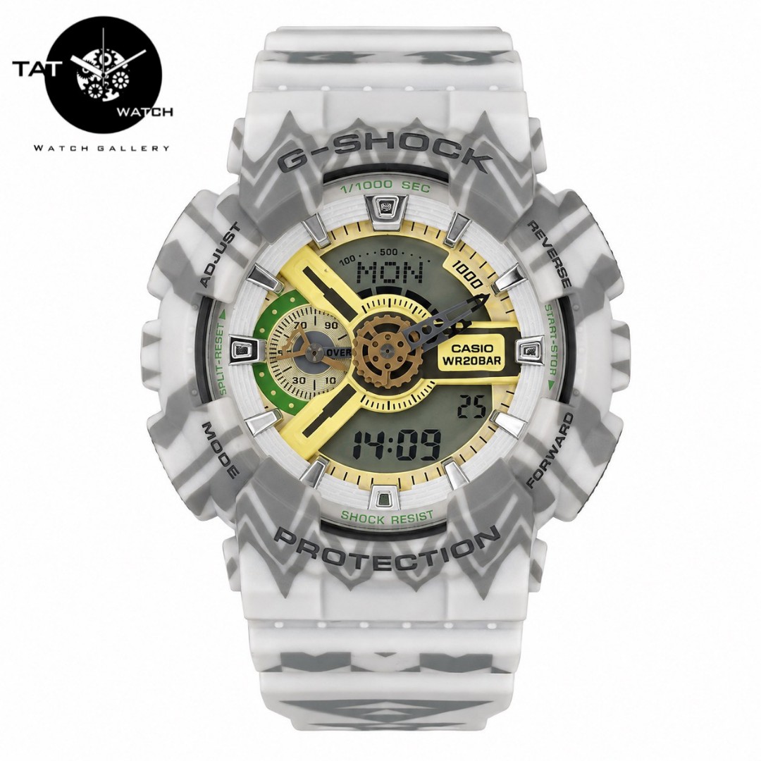 ساعت مردانه جی شاک Ga110 موتور ژاپن یکسال جعبه کاسیو ساعت مچی G-Shock Casio