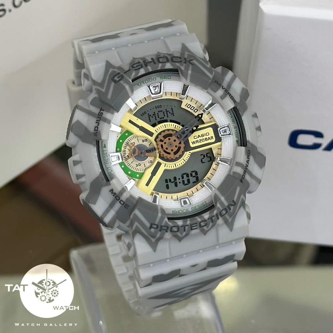 ساعت مردانه جی شاک Ga110 موتور ژاپن یکسال جعبه کاسیو ساعت مچی G-Shock Casio