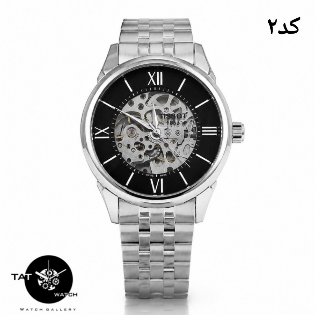 ساعت مردانه تیسوت اتوماتیک بدون باتری با جعبه ساعت مچی Tissot
