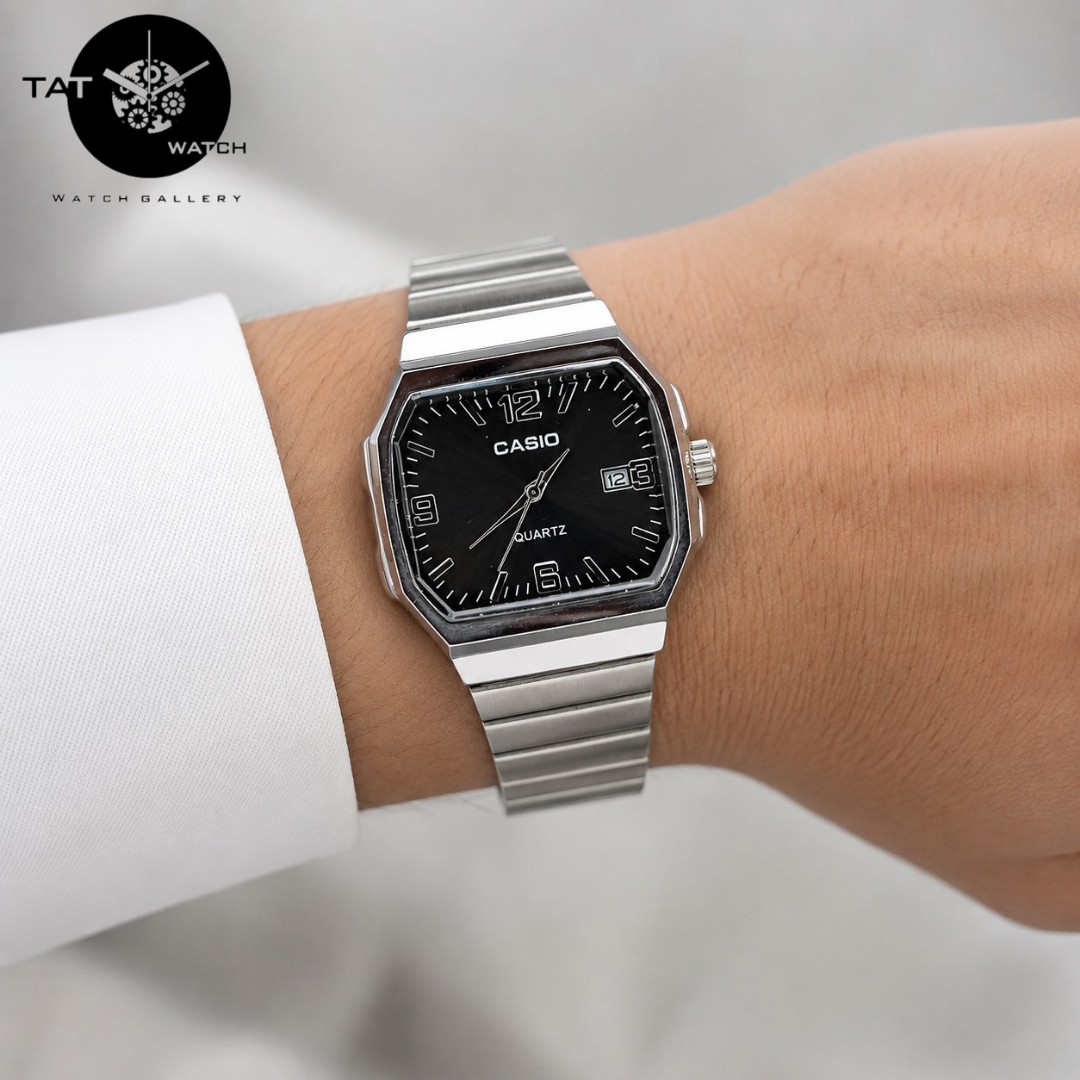 ساعت مردانه کاسیو اولدمانی رنگبندی با و جعبه ساعت مچی Casio