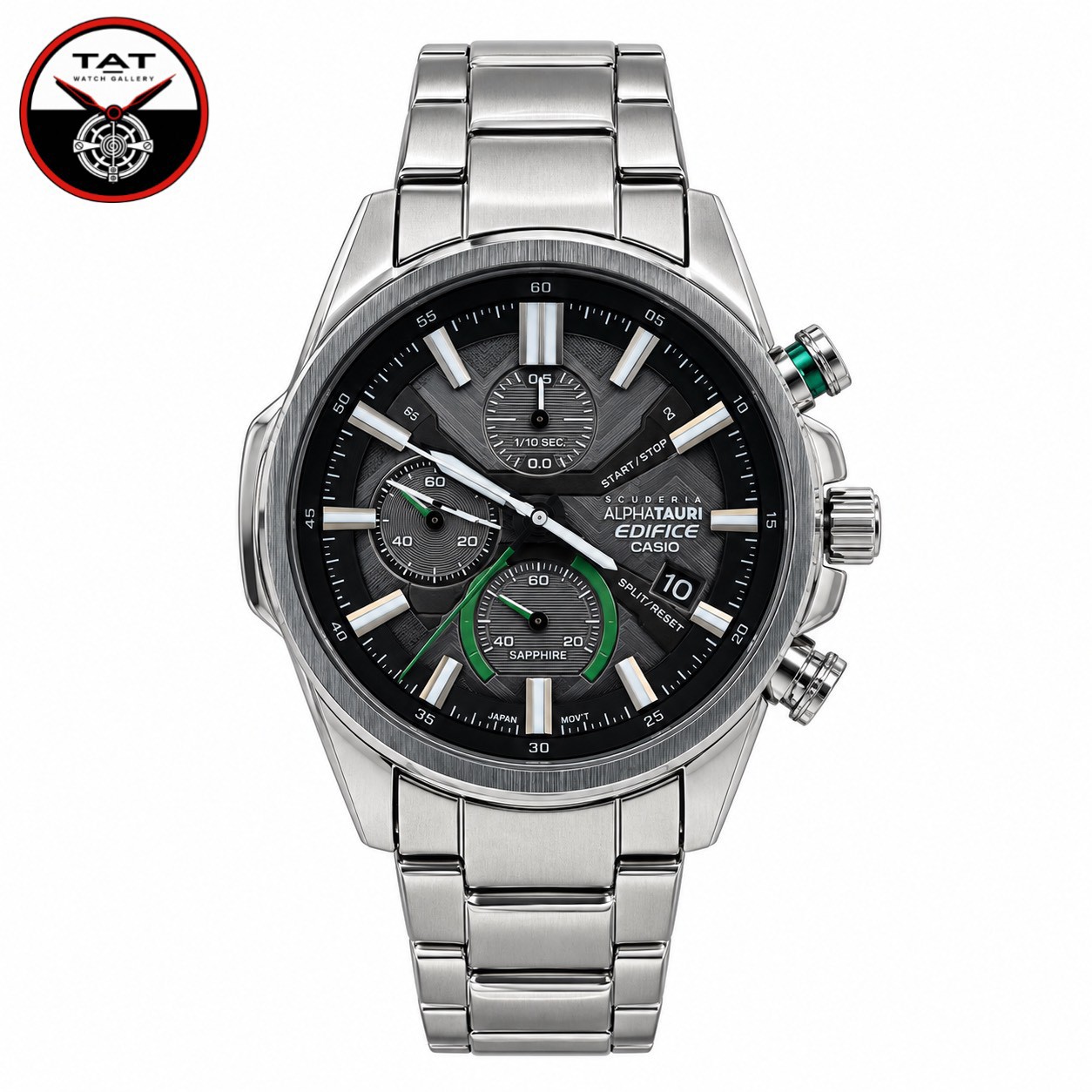 ساعت مردانه کاسیو ادیفایس سه موتوره کرنوگراف با یکسال با جعبه CASIO EDIFICE ساعت مچی