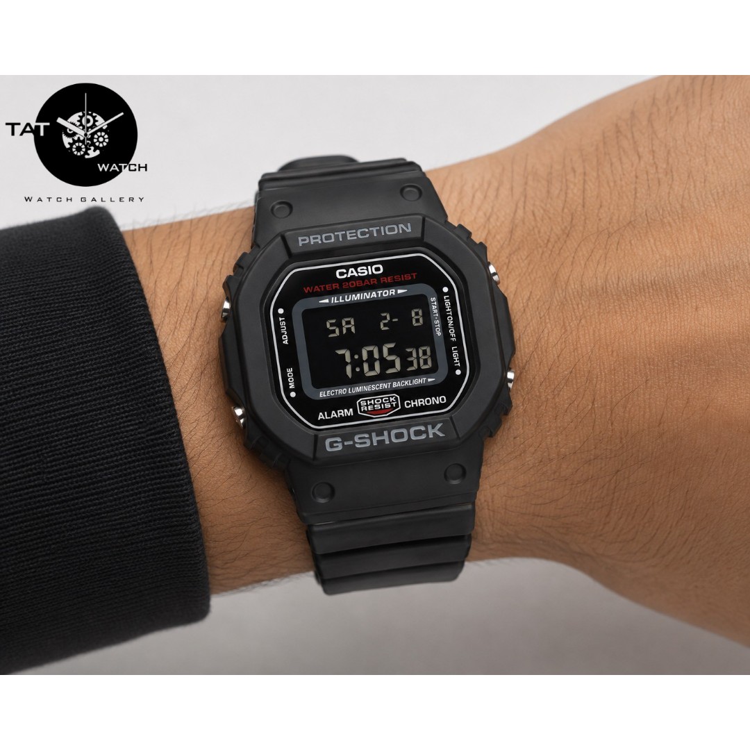 ساعت مردانه کاسیو جی شاک GM5600 دیجیتالی یک سال جعبه Casio g-shock ساعت مچی