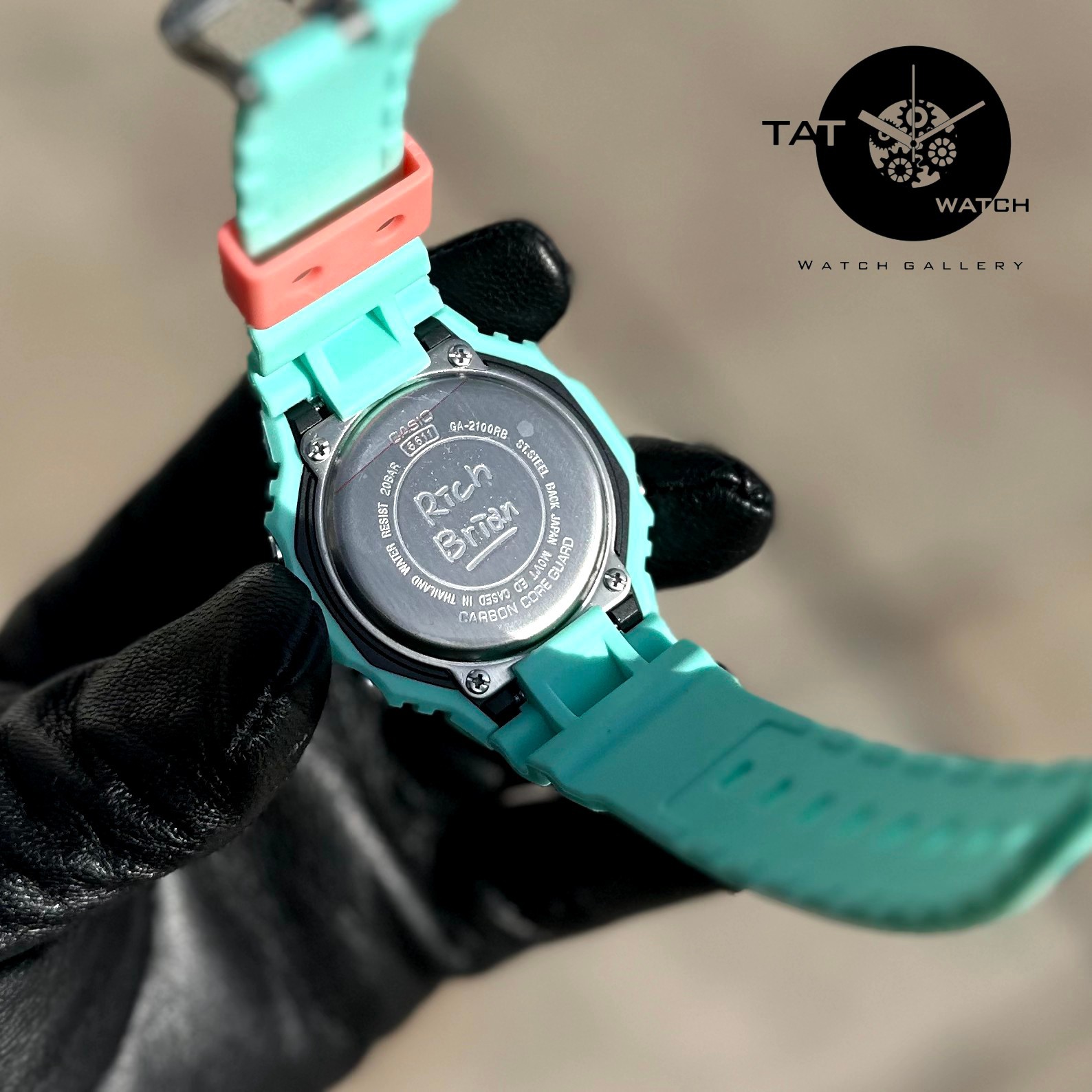 ساعت مردانه جی شاک Ga2100 رپر اندونزی Rich Brain موتور ژاپن با جعبه Casio G-Shock ساعت مچی جیشاک