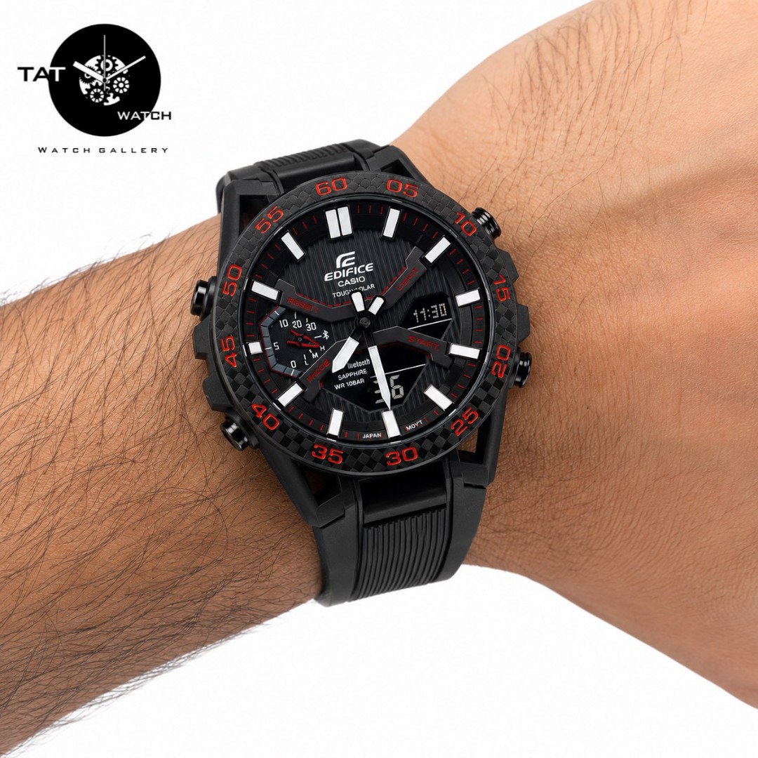 ساعت مردانه کاسیو ادیفایس ECB-2000 موتور ژاپن فول آپشن با جعبه Casio Edifice ساعت مچی