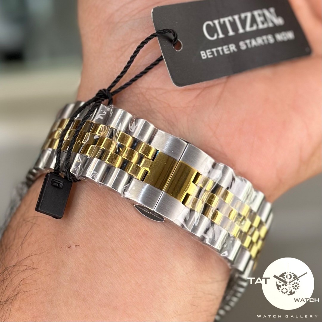 ساعت مردانه زنانه ست سیتیزن 3موتوره کرنوگراف موتور میوتا ژاپن اصلی با یکساله جعبه ساعت مچی Citizen