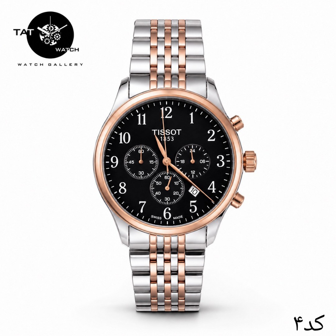 ساعت مردانه تیسوت 3موتور فعال کرنوگراف 12 ماه در رنگبندی با جعبه TISSOT ساعت مچی