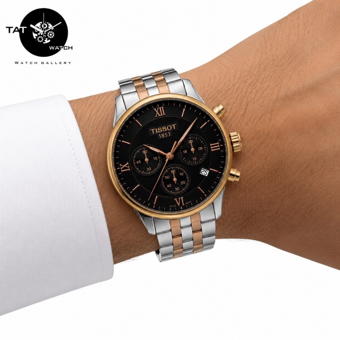 ساعت مردانه تیسوت 3موتور فعال کرنوگراف 12 ماه در رنگبندی با جعبه TISSOT ساعت مچی
