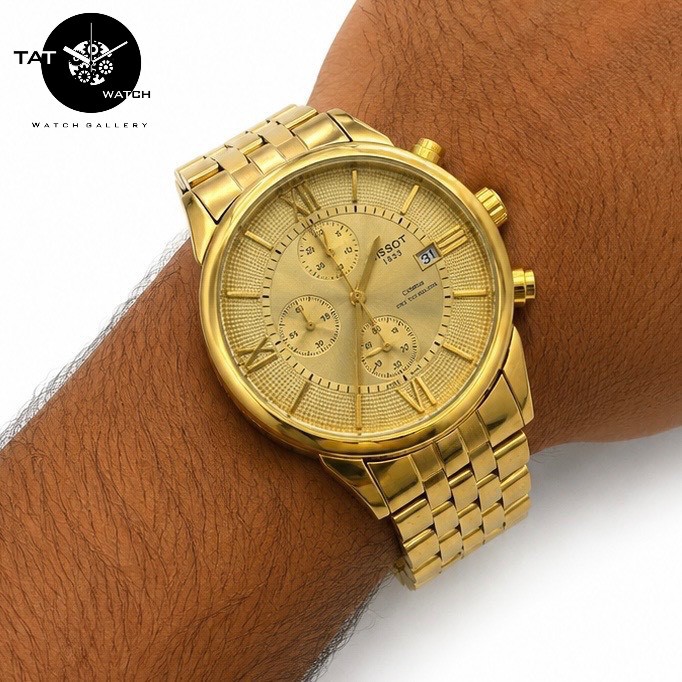 ساعت مردانه تیسوت 3موتور فعال کرنوگراف 12 ماه در رنگبندی با جعبه TISSOT ساعت مچی
