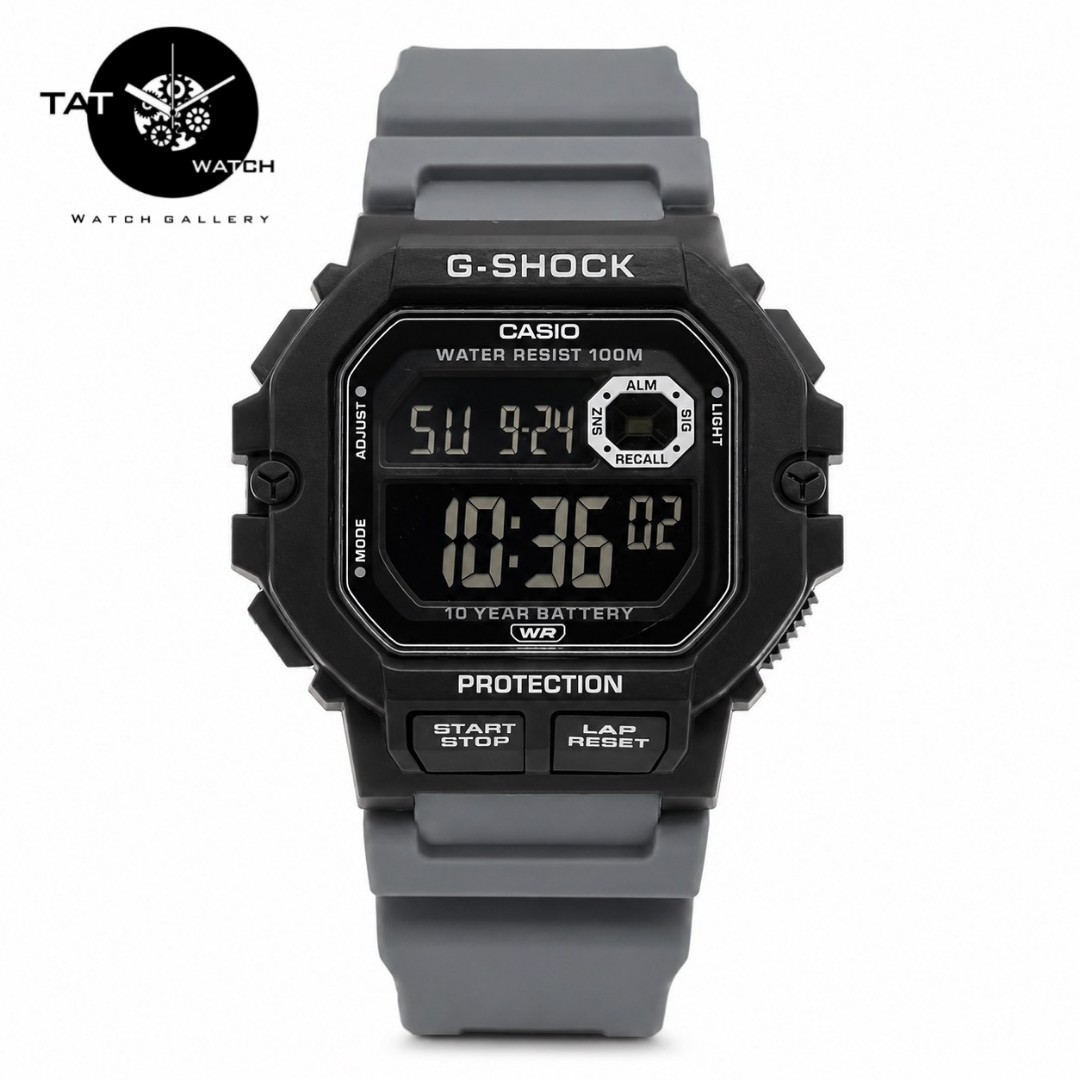 ساعت مردانه کاسیو دیجیتالی با جعبه در رنگبندی با ساعت مچی Casio