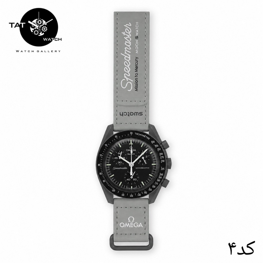 ساعت مردانه زنانه امگا سواچ رنگبندی داخل محصول 3موتور فعال یکسال با جعبه omega swatch ساعت مچی