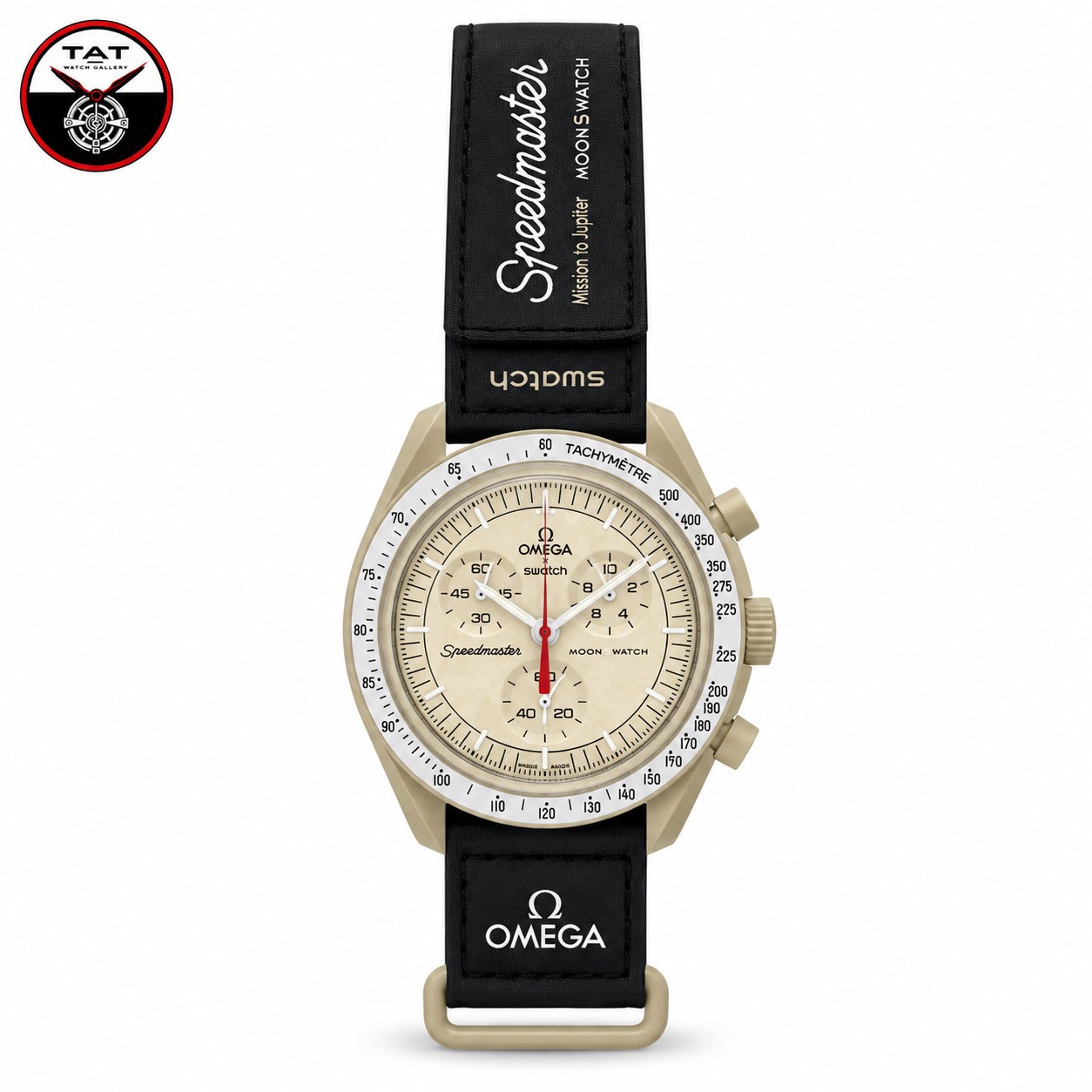ساعت مردانه زنانه امگا سواچ مشتری Jupiter سه موتوره کرنو با با جعبه omega swatch ساعت مچی
