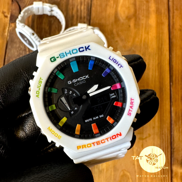 ساعت مردانه زنانه جی شاک Ga2100 موتور ژاپن یکسال جعبه کاسیو G-Shock ساعت مچی