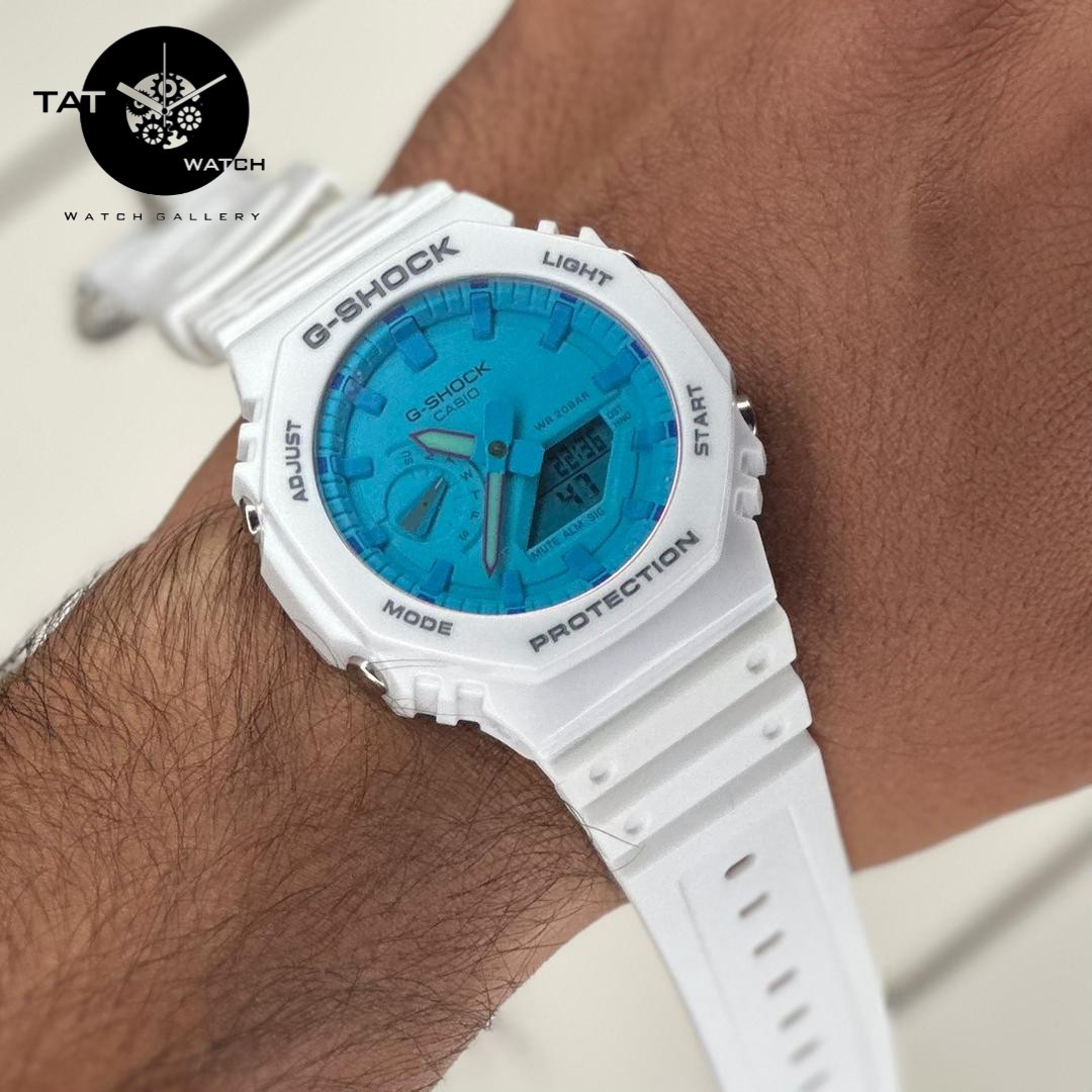 ساعت مردانه زنانه جی شاک Ga2100 موتور ژاپن یکسال جعبه کاسیو G-Shock ساعت مچی
