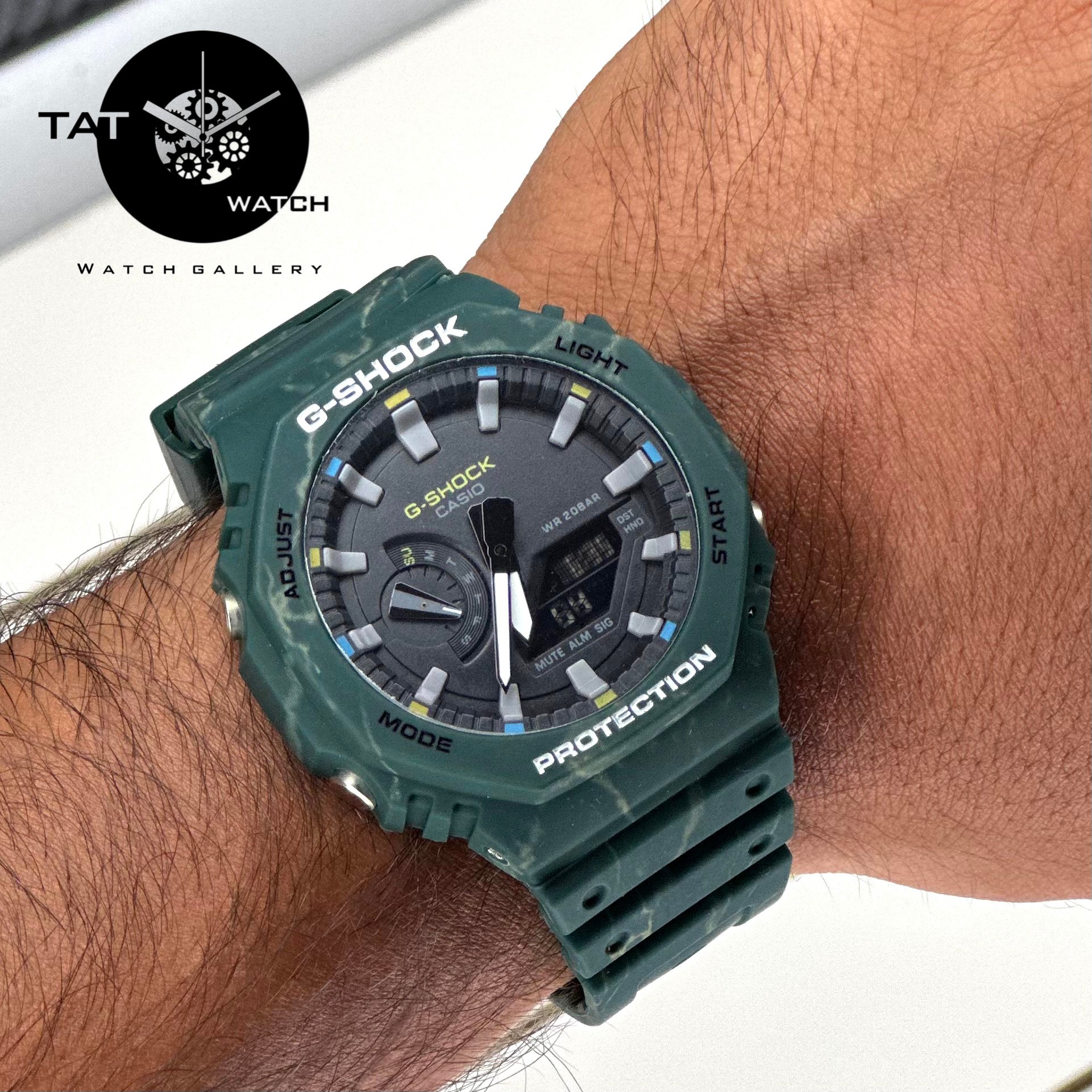 ساعت مردانه زنانه جی شاک Ga2100 موتور ژاپن یکسال جعبه کاسیو G-Shock ساعت مچی